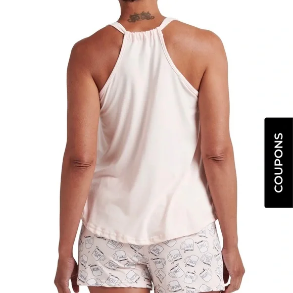 NWT Rae Dunn Brunch Please Cami and Shorts Pajama Set / M - Picture 7 of 9